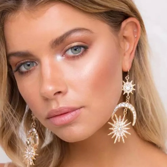 🌙🌞FP Celestial Statement Earrings 🌞🌙 - Picture 7 of 7